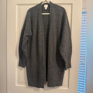 NWOT H&M Long Open-Front Cardigan
